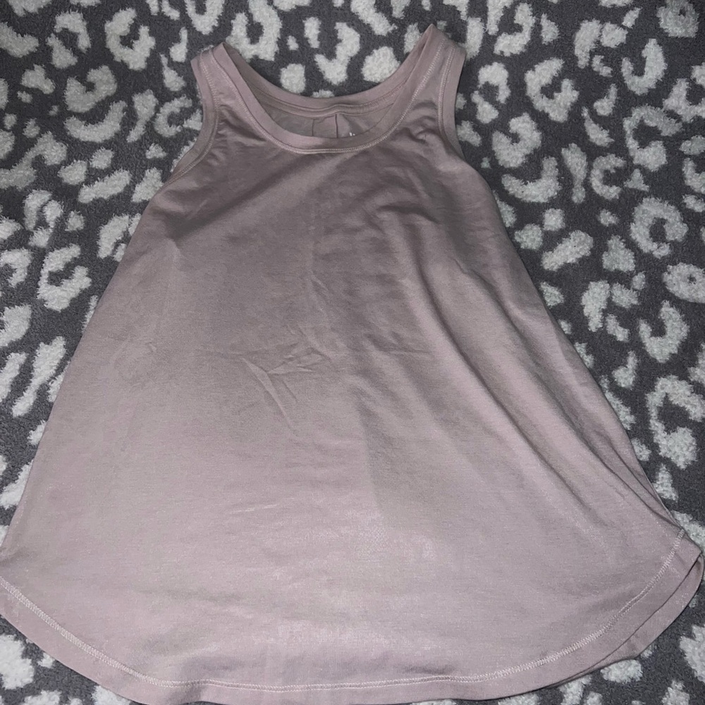 pink shiny workout top